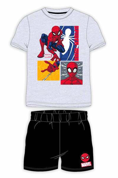Marvel Spider-Man Classics Σπάιντερ-Μαν Γκρι καλοκαιρινές πυτζάμες 4-9 ετών, ...