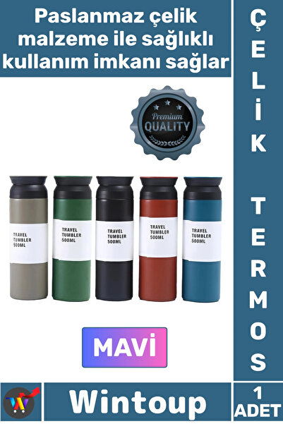 Wintoup # Thermos Stainless Steel Leak-Proof Vacuum Heat Preserving Gift Camp...