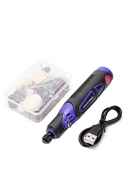 MFH TOOLS 3.6V Cordless Rotary Tool Kit, 3-Speed 17000 RPM Mini Grinder with ...