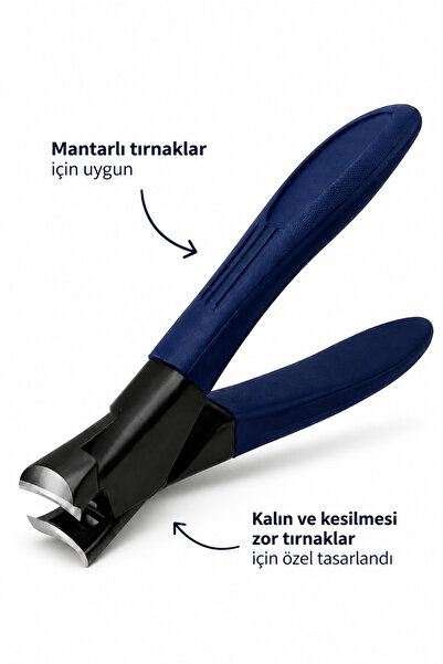 COS COSCELİA Profesyonel Geniş Ağızlı Tırnak Makası Mantarli Kalın ve Sert Tı...
