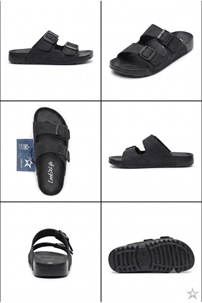 Look Life S030.002 Çift Tokalı Terlik