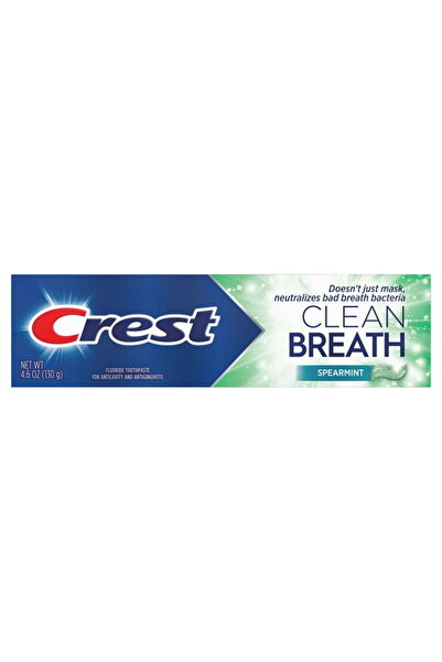 Crest Pastă de dinți cu fluor și mentă verde pentru respirație curată, 130g