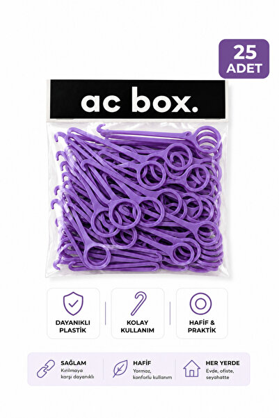 AC BOX 25 Adet Ortodontik Şeffaf Plak Çıkarma Aparatı