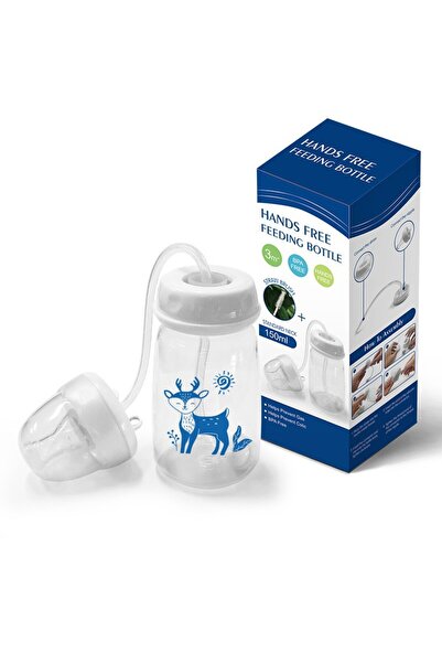 Generic 3-in 1 Hands-Free Anti-Colic Babys Bottle,2026 New 240ml Silicone Lea...
