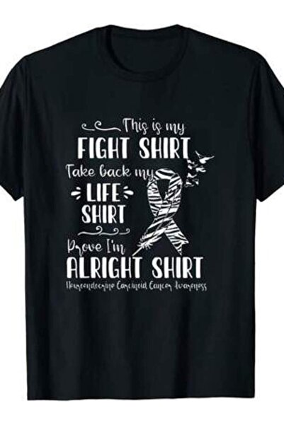 4CR تي شيرت "My Fight Shirt" للتوعية بسرطان الكارسينويد العصبي الغددية - طباع...