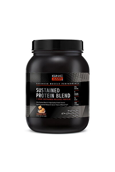 GNC Amestec Proteic cu Aroma de Cereale cu Scortisoara Amp Sustained Protein ...