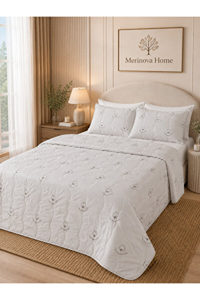 Merinova Home Merinova Single-Person Cotton Pique – Thin, Lightweight, and Br...