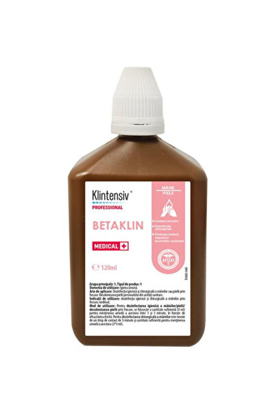 KLINTENSIV Skin Disinfectant - Professional Betaklin, 120 ml