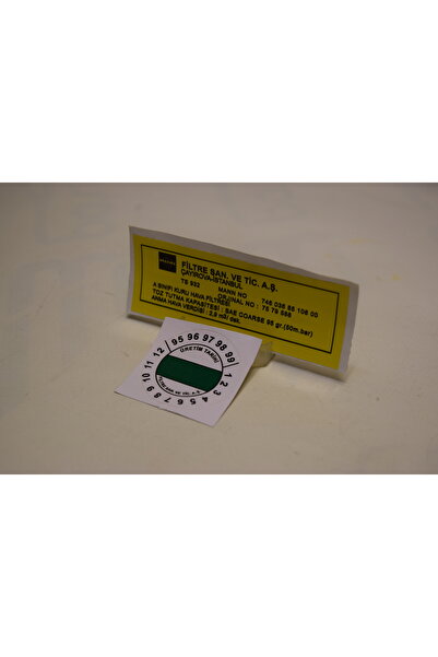 BAŞLAROTO Murat 131 Doğan Şahin Kartal Air Filter Box Filter Element Date and...