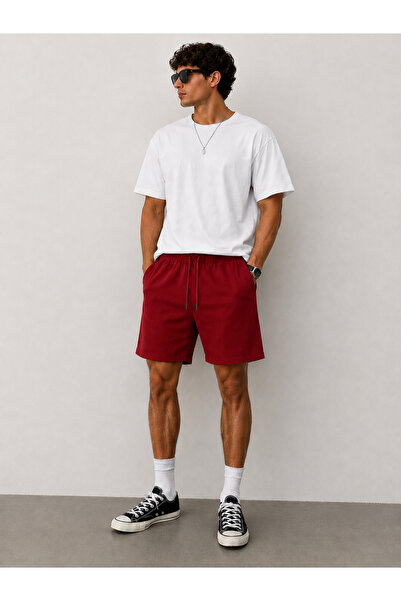 ZİYMO Men's Lace-Up Double Pocket Comfortable Cut Shorts
