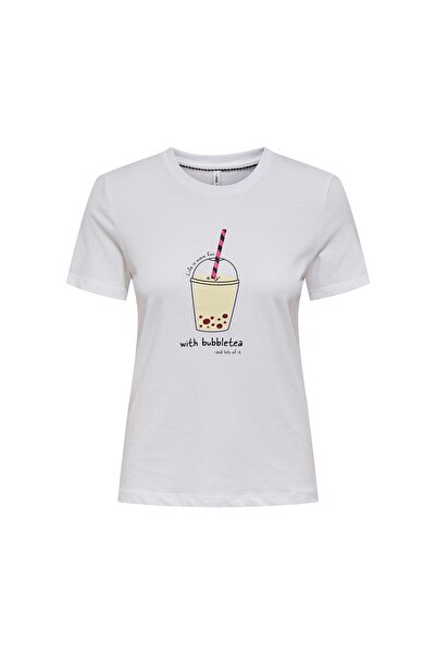 ONLY Tricou de damă 15349901 Alb