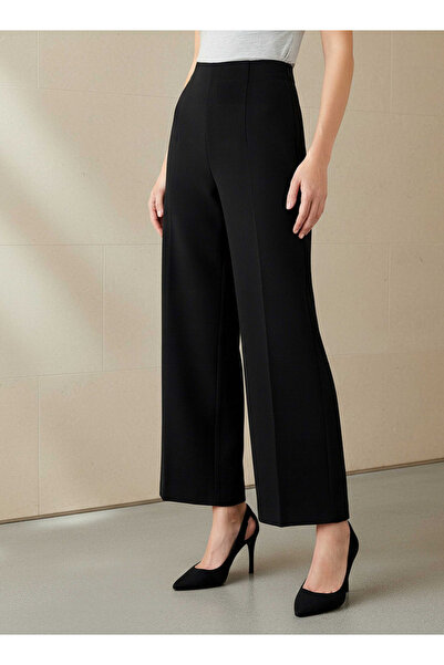 FAV STRAIGHT PANTS WITH ELASTICATED BACK