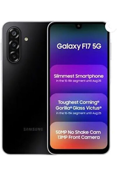 Samsung Galaxy F17 5G Neo Black (6GB RAM, 128GB Storage) Android Smartphone |...
