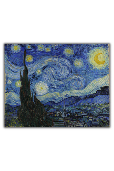 Vincent van Gogh Yıldızlı Gece Posteri, Klasik Sanat, Çerçevesiz Poster, Yüksek Çözünürlük