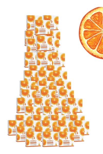 PYRON 49 Pieces Vitamin C Brightening And Anti-Aging Whitening Soap Orange 10...
