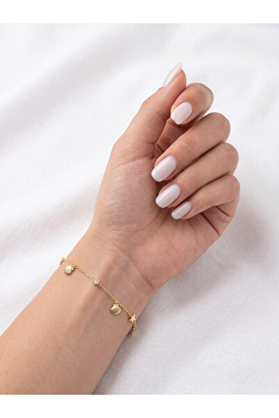 İris Jewelrys Çelik Summer Gold Bileklik