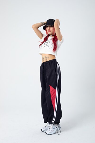 harmony factory Sweatpants - Dark blue - Wide leg