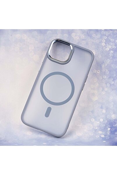 TFO Husă Frozen Mag pentru iPhone 15 6.1 " albastru deschis