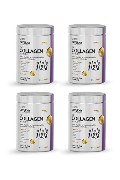 DAY2DAY The Collagen All Body Toz 10 gr 30'lu 4 Lü Paket