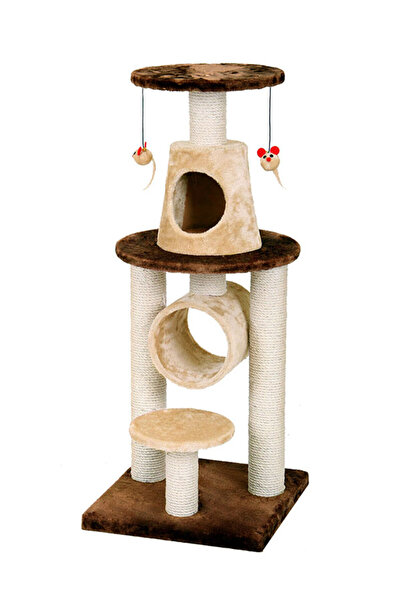 FAUNA BONALTI Cat Play Tower Brown/Beige