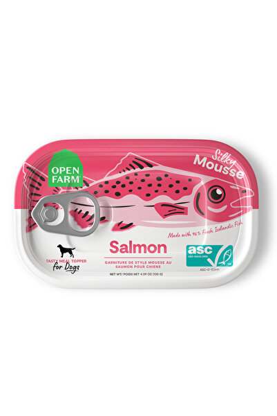 open Farm Salmon Meal Topper Mousse In Can For Dogs 130G