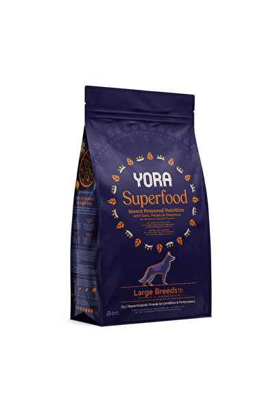 Yora Pet Foods Superfood Insect Protein Large Breed Adult Dry Dog Food