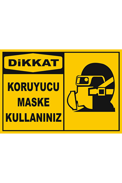 Reysa Tasarım Use Protective Mask 20X28 cm Sticker