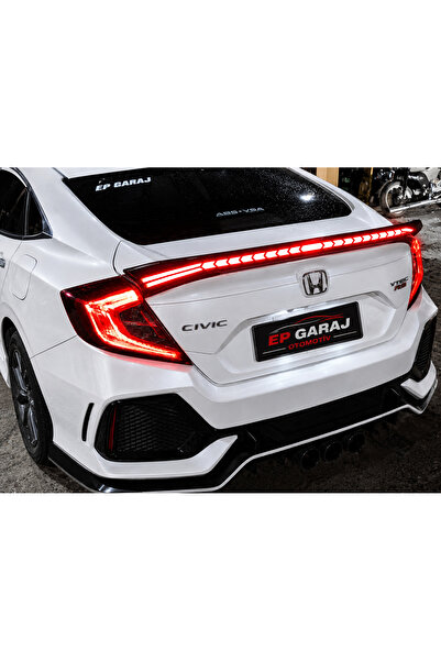 EP GARAJ OTOMOTİV Honda Civic FC5 Sedan Arka Işıklı LED Spoiler | 2016-2021 |...
