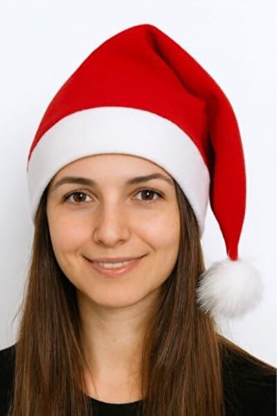 Yıldızan Nht Shop Christmas Hat, Velvet Fur, Long Fur, Santa Claus, Halloween...