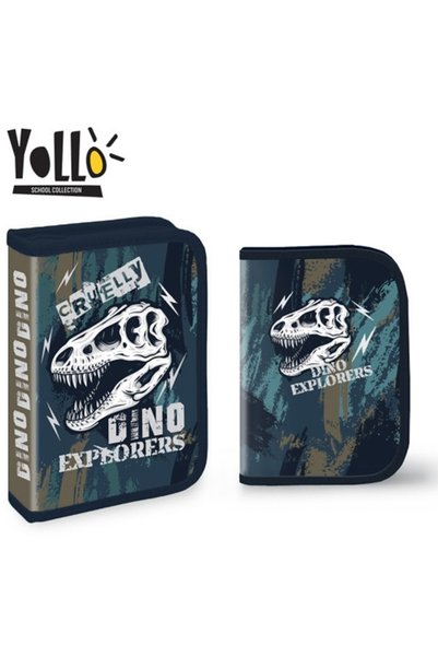 YOLLO Penar echipat, 1 fermoar, 2 extensii, 30 piese, Dino,