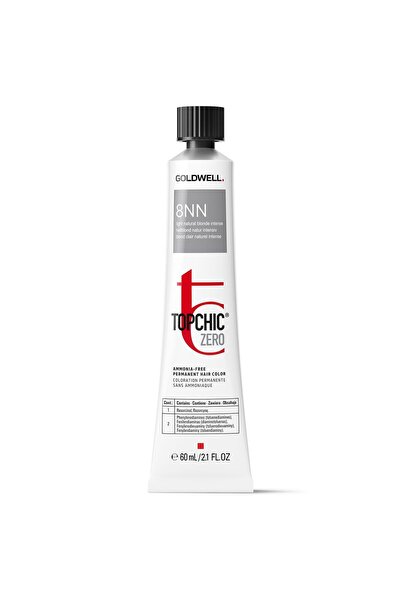 GOLDWELL TopChic Zero, Fără amoniac, Vopsea de păr permanentă, 8NN Blond desc...