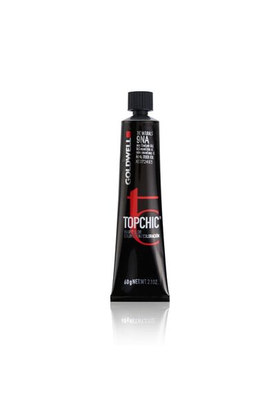 GOLDWELL TopChic, Vopsea de păr permanentă, 9NA Blond cenușiu foarte deschis,...