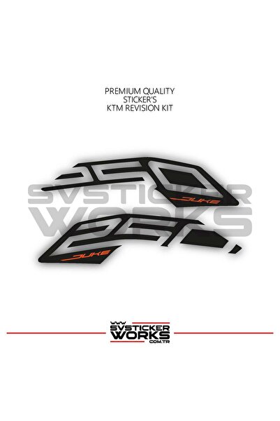 ARONA Ktm duke sticker set revision sticker label model model 6