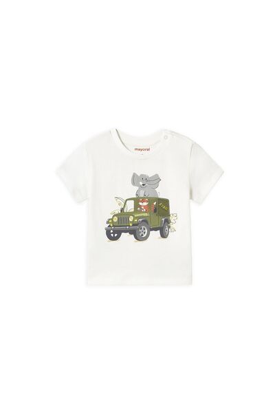 MAYORAL Tricou băieți 1053 Alb