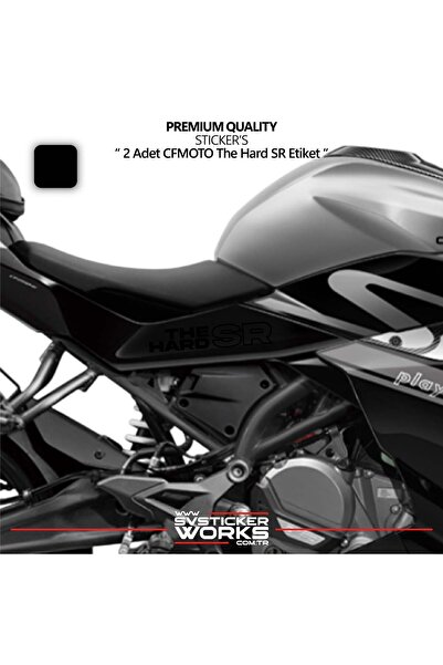 ARONA CFMOTO The Hard SR Sticker ملصق فويل عالي الجودة مكون من قطعتين
