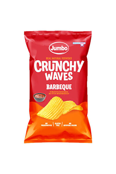 Jumbo CRUNCHY CHIPS 90gr. - (BBQ) (χωρίς γλουτένη) (84314)
