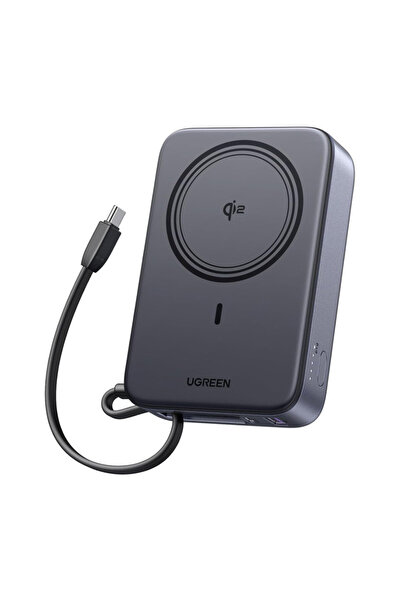 Ugreen PB567 20000mAh 30W Qi2 Wireless Power Bank, Gray