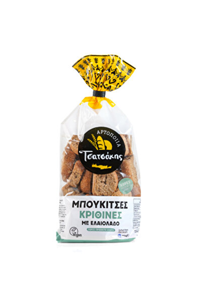 TSATSAKIS ΤΣΑΤΣΑΚΗΣ ΜΠΟΥΚΙΤΣΕΣ 400gr. - (ΕΛΑΙΟΛΑΔΟΥ ΧΩΡΙΣ ΑΛΑΤΙ)