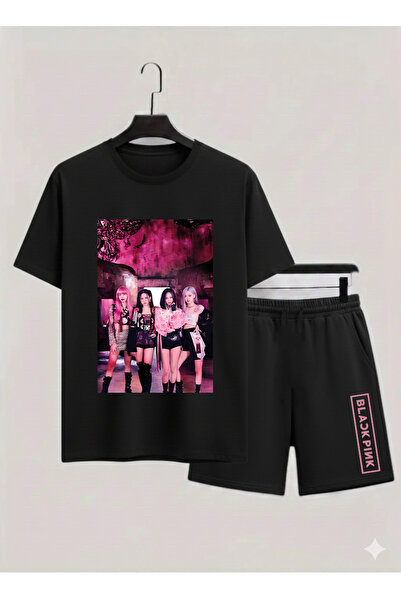 MAGORS Blackpink K-Pop Band Printed Cotton Short Sleeved Children's Tshirt-Sh...