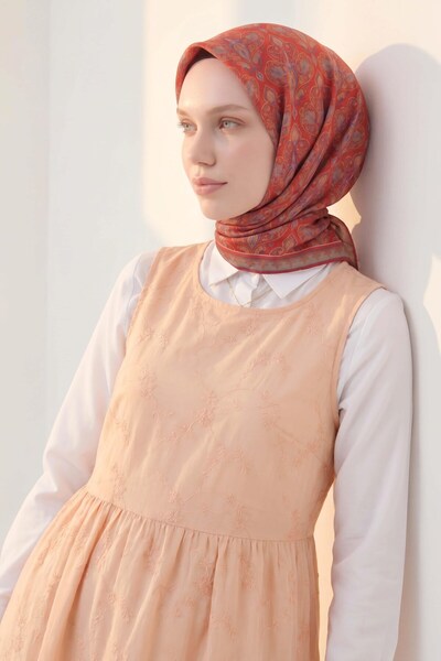 Silk Home Soft Scarf Rûmi Red 90X90