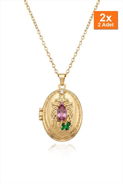 Bozhi Steel Necklace Gold 45cm Stylish Gift