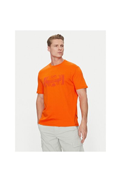 Napapijri Tricou bărbătesc NP0A4IEAA001 Portocaliu