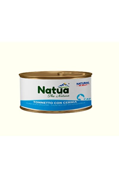 Natua طعام رطب للقطط البالغة بنكهة التونة مع الفواكة المشكلة 85 غ