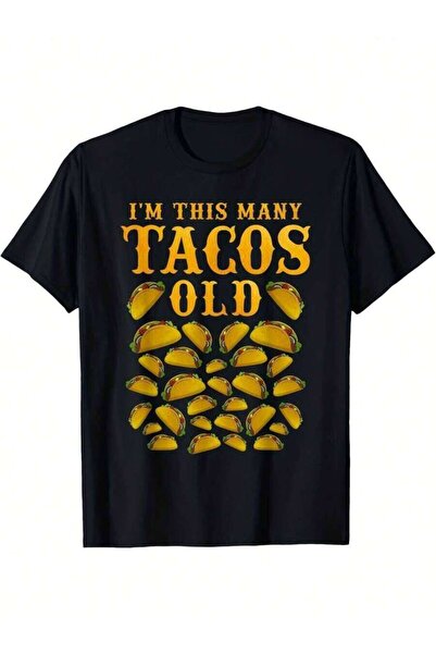 LİNA06 تي شيرت I'M This Many Tacos لمحبي التاكو بعمر 30 عامًا، بمناسبة عيد ال...