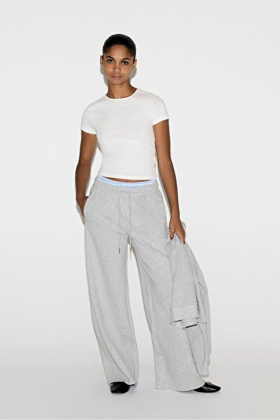 LEFTIES Basic wide leg eşofman altı