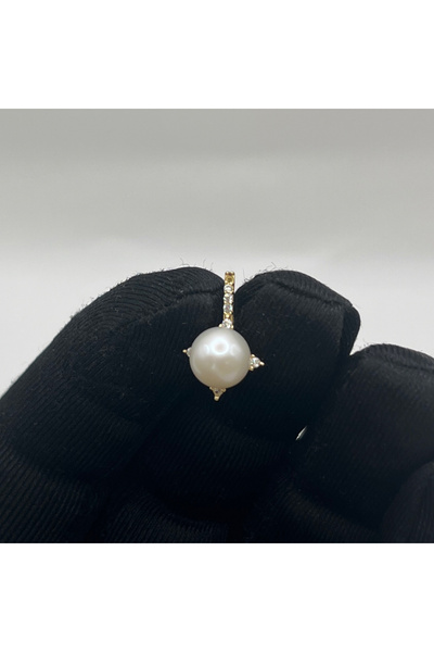paksoy kuyumculuk İncili Taşlı Altın Kolye Ucu 22 Ayar 1.13 Gram Kadın Hediye...