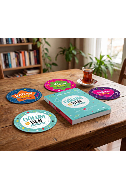 nesnelgift My Son and I between Us Daily and 4-Piece Coaster Set Uv Printing ...