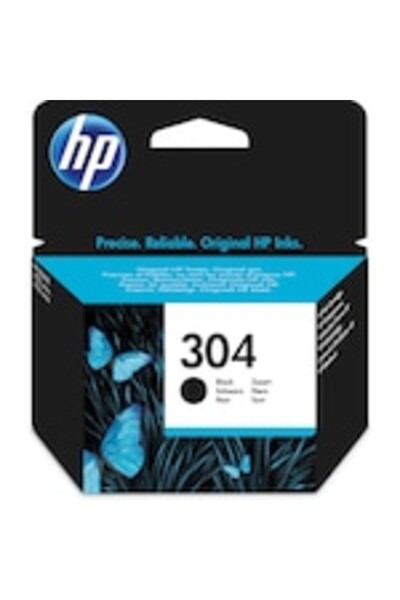 HP 304 Black – Cartuș Cerneală Original, 120 pagini, N9K06AE, Black