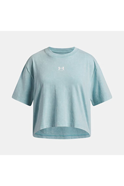 Under Armour Motion Fitted Emea Girls' Blue T-Shirt