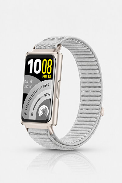 Nezih Case Huawei Band 11 / 11 Pro Uyumlu Hasır Örgü Spor Cırtlı Pratik Naylo...